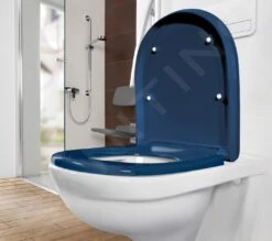 Villeroy & Boch ViCare - WC Sitz Compact, AntiBac, Blau 9M7261P1 -Villeroy & Boch 8d569dfdba33ff7891e1c911