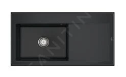 Villeroy & Boch Subway Style 60 - Keramikspüle, 100x51 Cm, CeramicPlus, Ebony 336201S5