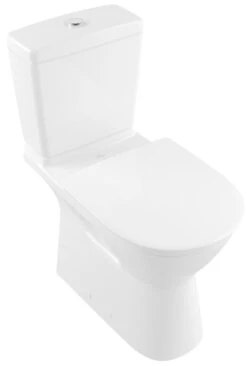 Villeroy & Boch ViCare - Stand Tiefspül WC Für Kombination, Barrierefrei, Vario Abgang, DirectFlush, CeramicPlus, AntiBac, Alpinweiß 4620R0T2