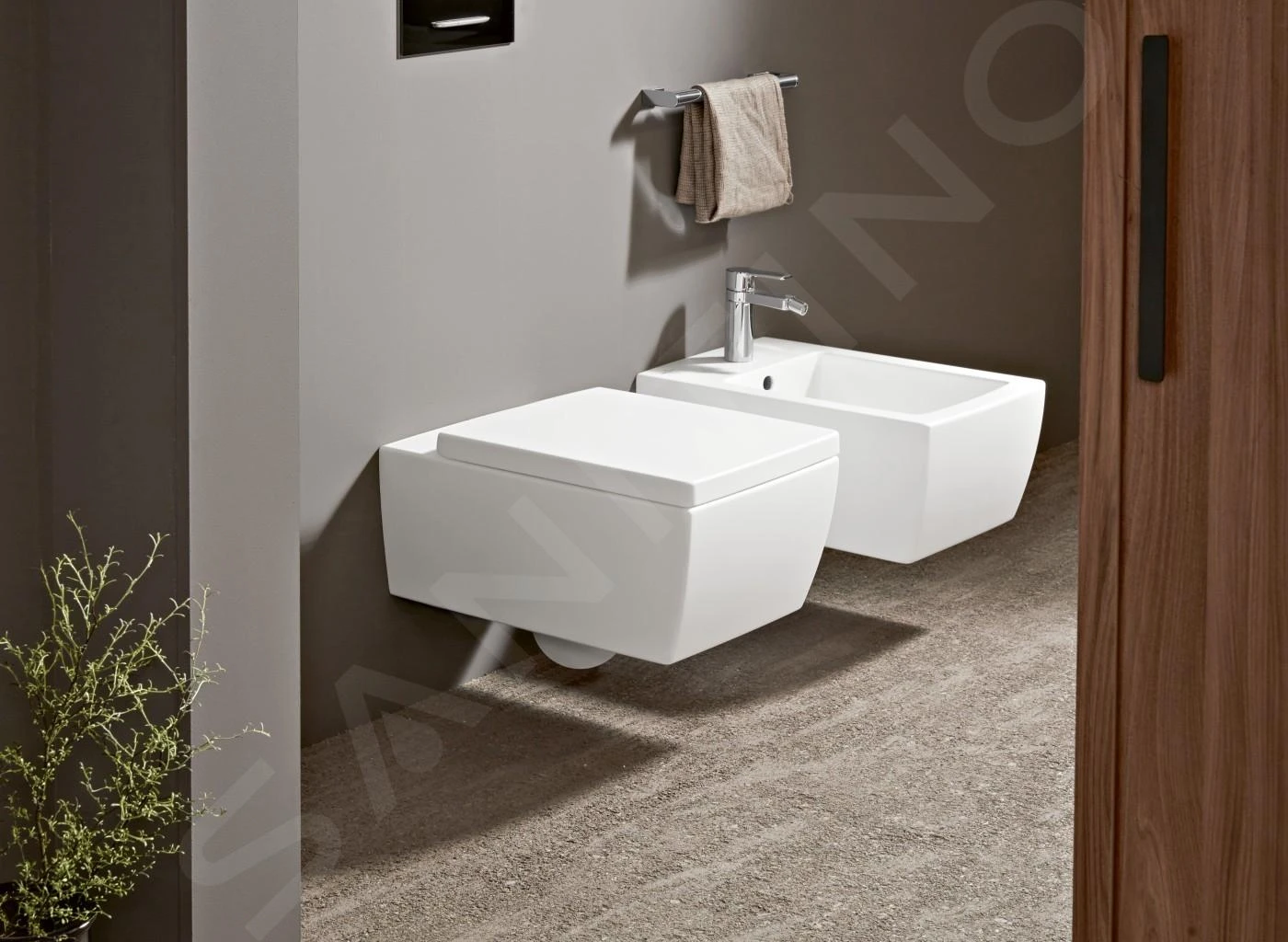 Villeroy & Boch Memento 2.0 - Wand WC, Abgang Waagerecht, DirectFlush, CeramicPlus, Stone White 4633R0RW 5 Villeroy & Boch Memento 2.0 - Wand WC, Abgang Waagerecht, DirectFlush, CeramicPlus, Stone White 4633R0RW – Bild 3