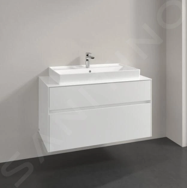 Villeroy & Boch Collaro - Waschtischunterschrank, 1000x548x500 Mm, 2 Auszüge, Glossy White C02000DH 9 Villeroy & Boch Collaro - Waschtischunterschrank, 1000x548x500 Mm, 2 Auszüge, Glossy White C02000DH – Bild 7