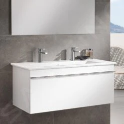 Villeroy & Boch Venticello - Möbelwaschtisch 1200x500 Mm, Mit Überlauf, 2 Hahnlöchern, CeramicPlus, Alpinweiß 4104CKR1 -Villeroy & Boch 9cc54318d8ad99c3d84c1f27 3