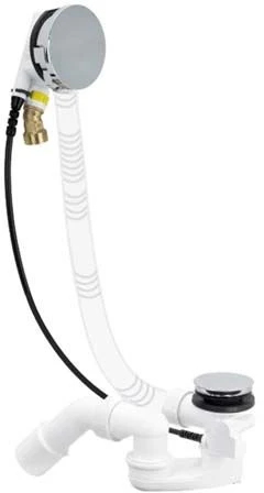 Villeroy & Boch Ab-und Überlaufgarnitur U90600361 Verchromt, Multiplex Trio