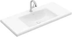 Villeroy & Boch Antheus Möbel-Waschtisch 4A09A2RW 100 X 54 Cm, Mittleres Hahnloch Durchstochen, Ohne Überlauf, Stone White C-plus