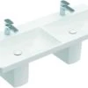 Villeroy & Boch Avento Doppelwaschtisch 4A23CK01 120 X 47 Cm, Mit Überlauf, Weiß, Eckig 1 Villeroy & Boch Avento Doppelwaschtisch 4A23CK01 120 X 47 Cm, Mit Überlauf, Weiß, Eckig -Villeroy & Boch Villeroy and Boch Avento Doppelwaschtisch 4A23CK01 120 x 47 cm mit Ueberlauf weiss eckig
