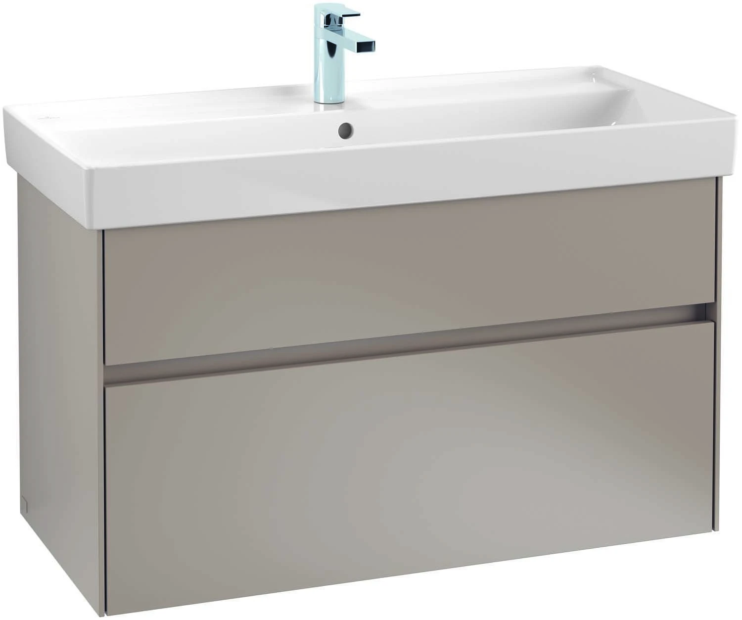 Villeroy & Boch Collaro Waschtischunterschrank C01100VK 95,4x54,6x44,4cm, Soft Grey 4 Villeroy & Boch Collaro Waschtischunterschrank C01100VK 95,4x54,6x44,4cm, Soft Grey – Bild 2