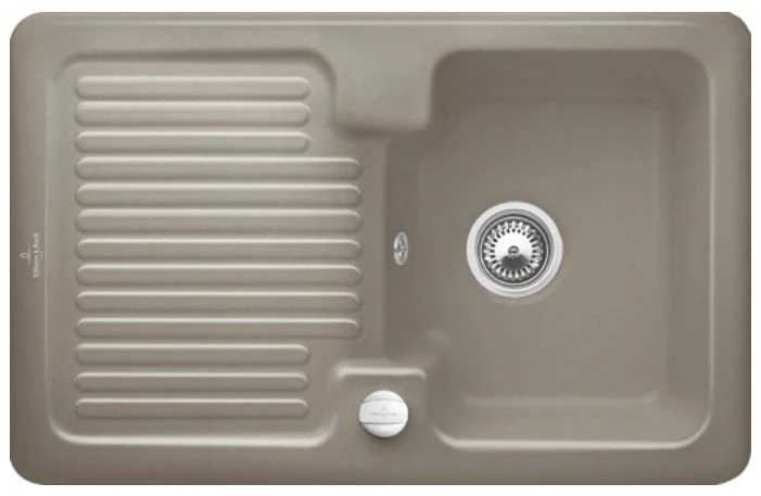 Villeroy & Boch Condor Einbauspüle 674502TR Mit Ablaufgarnitur Und Exzenterbetätigung, Timber 3 Villeroy & Boch Condor Einbauspüle 674502TR Mit Ablaufgarnitur Und Exzenterbetätigung, Timber