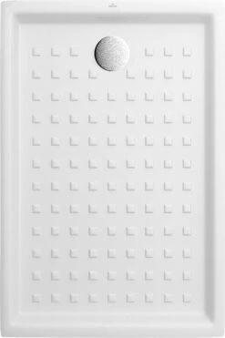 Villeroy & Boch Duschwanne O.Novo 62221201 120 X 80 X 6 Cm, Weiss, Mit Noppen Oberfläche