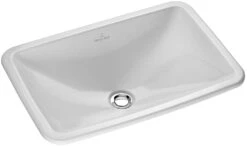 Villeroy & Boch Einbauwaschtisch Loop & Friends 67,5 X 45 Cm, Weiss Ceramicplus, Ohne Hahnloch