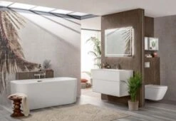 Villeroy & Boch Finion LED Lichtspiegel F6001000 100 X 75 X 2 Cm, 47,7W Und 23,9W -Villeroy & Boch Villeroy and Boch Finion LED Lichtspiegel F6001000 100 x 75 x 2 cm 477W und 239W 1