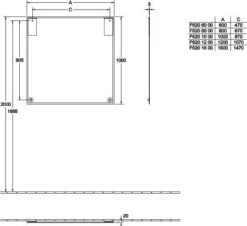 Villeroy & Boch Finion Spiegel F6201200 120 X 100 X 2 Cm -Villeroy & Boch Villeroy and Boch Finion Spiegel F6201200 120 x 100 x 2 cm 3
