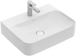 Villeroy & Boch Finion Waschtisch 41686LR1 60x47cm, Weiss, Ceramicplus, Ohne Überlauf