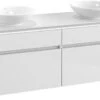 Villeroy & Boch Legato Waschtischunterschrank B600L0DH 160x55x50cm, Mit LED-Beleuchtung, Glossy White -Villeroy & Boch Villeroy and Boch Legato Waschtischunterschrank B600L0DH 160x55x50cm mit LED Beleuchtung Glossy White