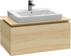 Villeroy & Boch Legato Waschtischunterschrank B680L0VK 100x38x50cm, Mit LED-Beleuchtung, Soft Grey -Villeroy & Boch Villeroy and Boch Legato Waschtischunterschrank B680L0VK 100x38x50cm mit LED Beleuchtung Soft Grey 1