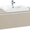 Villeroy & Boch Legato Waschtischunterschrank B680L0VK 100x38x50cm, Mit LED-Beleuchtung, Soft Grey -Villeroy & Boch Villeroy and Boch Legato Waschtischunterschrank B680L0VK 100x38x50cm mit LED Beleuchtung Soft Grey