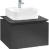 Villeroy & Boch Legato Waschtischunterschrank B73100PD 60x38x50cm, Black Matt Lacquer -Villeroy & Boch Villeroy and Boch Legato Waschtischunterschrank B73100PD 60x38x50cm Black Matt Lacquer