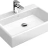 Villeroy & Boch Memento Aufsatzwaschtisch 513550R1 50 X 42 Cm, Weiss Ceramicplus, Mit Überlauf