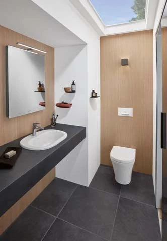 Villeroy & Boch O.Novo Einbauwaschtisch 41615601 56 X 40,5 Cm, Weiss, Mit Hahnloch & Überlauf 4 Villeroy & Boch O.Novo Einbauwaschtisch 41615601 56 X 40,5 Cm, Weiss, Mit Hahnloch & Überlauf – Bild 2