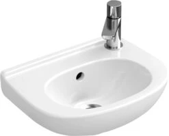 Villeroy & Boch O.Novo Handwaschbecken 53603701 Compact, 36 X 27,5 Cm, Weiss, Ohne Überlauf