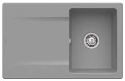 Villeroy & Boch Siluet Einbauspüle 333401SL Mit Ablaufgarnitur Und Handbetätigung, Stone
