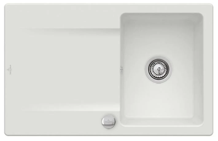 Villeroy & Boch Siluet Einbauspüle 333402SM Mit Ablaufgarnitur Und Exzenterbetätigung, Steam 3 Villeroy & Boch Siluet Einbauspüle 333402SM Mit Ablaufgarnitur Und Exzenterbetätigung, Steam