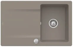 Villeroy & Boch Siluet Einbauspüle 333402TR Mit Ablaufgarnitur Und Exzenterbetätigung, Timber