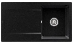 Villeroy & Boch Siluet Einbauspüle 333501J0 Mit Ablaufgarnitur Und Handbetätigung, Chromit