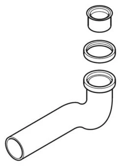 Villeroy & Boch Siphon 92087200 Mit Verlängerungsstück