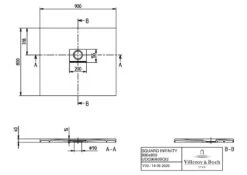 Villeroy & Boch Squaro Infinity Duschwanne UDQ9080SQI2V1S, 90x80x4 Cm, Anthrazit Antirutsch 5 Villeroy & Boch Squaro Infinity Duschwanne UDQ9080SQI2V1S, 90x80x4 Cm, Anthrazit Antirutsch -Villeroy & Boch Villeroy and Boch Squaro Infinity Duschwanne UDQ9080SQI2V1S 90x80x4 cm anthrazit Antirutsch 1