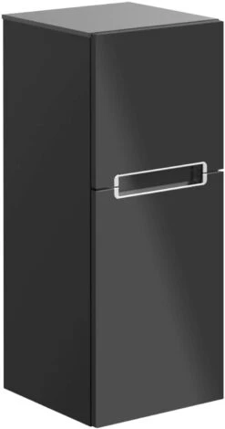 Villeroy & Boch Subway 2.0 Seitenschrank A7140RFP 35,4x85,7x37cm, Links, Griff Silbermatt, Silbergrau, Glossy Grey -Villeroy & Boch Villeroy and Boch Subway 2.0 Seitenschrank A7140RFP 354x857x37cm links Griff silbermatt silbergrau glossy grey 1