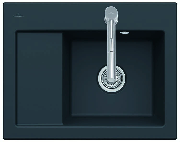 Villeroy & Boch Subway Einbauspüle 331201R1 Links, Mit Ablaufgarnitur Und Handbetätigung, Weiß 3 Villeroy & Boch Subway Einbauspüle 331201R1 Links, Mit Ablaufgarnitur Und Handbetätigung, Weiß