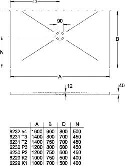 Villeroy & Boch Subway Infinity Duschwanne 623254W9, 160 X 90 X 4 Cm, Ardoise Mit Antirutsch 4 Villeroy & Boch Subway Infinity Duschwanne 623254W9, 160 X 90 X 4 Cm, Ardoise Mit Antirutsch – Bild 2