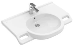 Villeroy & Boch ViCare Waschtisch 41208001 Weiss, 80 X 55 Cm, Mit Überlauf Und Hahnloch