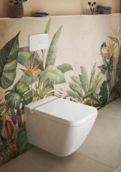 Villeroy & Boch ViConnect E200 92249061 Betätigungsplatte, Verchromt, Aus Kunststoff -Villeroy & Boch Villeroy and Boch ViConnect E200 92249061 Betaetigungsplatte verchromt aus Kunststoff 1