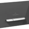 Villeroy & Boch ViConnect WC-Betätigungsplatte 922160RA Glossy Grey, Sicherheitsglas -Villeroy & Boch Villeroy and Boch ViConnect WC Betaetigungsplatte 922160RA Glossy Grey Sicherheitsglas