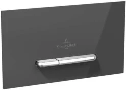 Villeroy & Boch ViConnect WC-Betätigungsplatte 922160RA Glossy Grey, Sicherheitsglas
