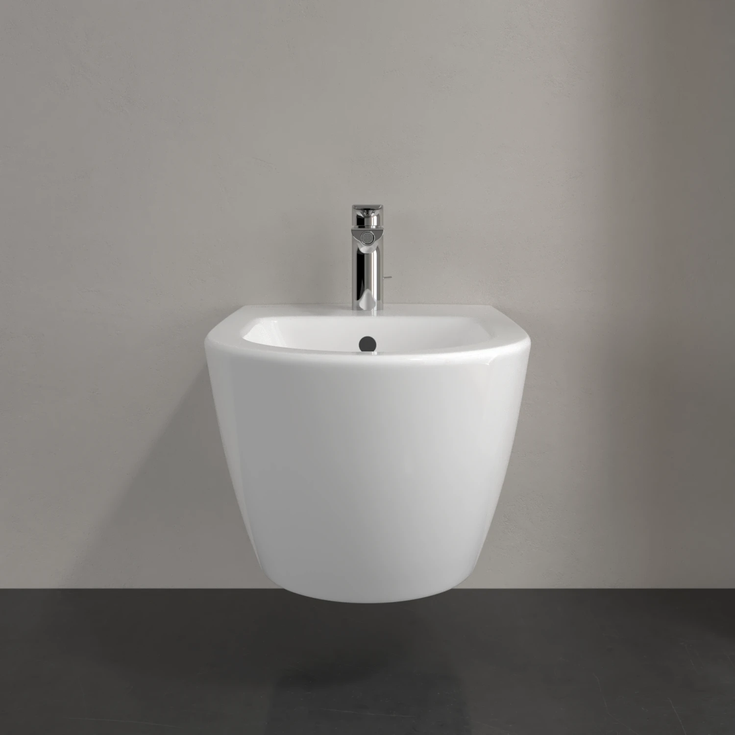 Villeroy & Boch Wand Bidet Subway 2.0 54060001 Compact, Weiss, 1 Hahnloch, Mit Überlauf 8 Villeroy & Boch Wand Bidet Subway 2.0 54060001 Compact, Weiss, 1 Hahnloch, Mit Überlauf – Bild 6