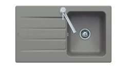 Villeroy Und Boch Architectura Spüle 335001AM Mit Ablaufgarnitur Und Handbetätigung, Almond