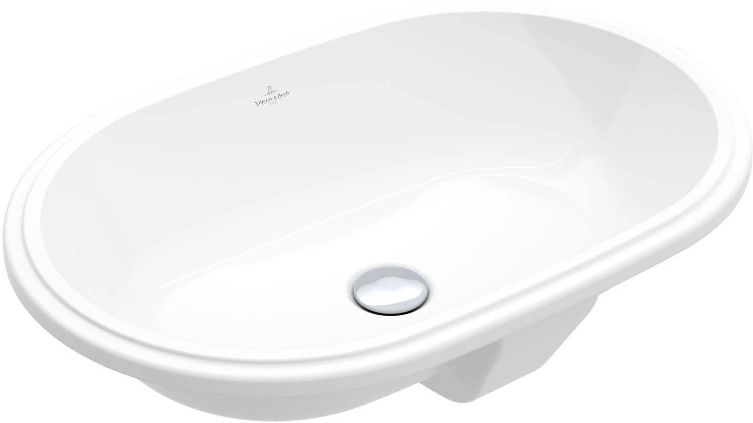 Villeroy Und Boch Architectura Unterbauwaschbecken 5A766001 57x37,5cm, Oval, Mit Überlauf, Weiß 3 Villeroy Und Boch Architectura Unterbauwaschbecken 5A766001 57x37,5cm, Oval, Mit Überlauf, Weiß