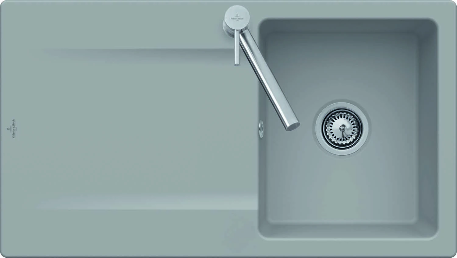 Villeroy Und Boch Flächenbündige Spüle 33352FR1 Mit Ablaufgarnitur Und Exzenterbetätigung, Weiß 3 Villeroy Und Boch Flächenbündige Spüle 33352FR1 Mit Ablaufgarnitur Und Exzenterbetätigung, Weiß