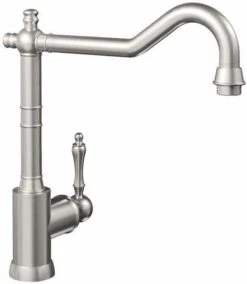 Villeroy Und Boch Küchenarmatur Avia 2.0 924011LC ND, 11,2 L/min, Flexible Anschlussschläuche, Edelstahl Massiv