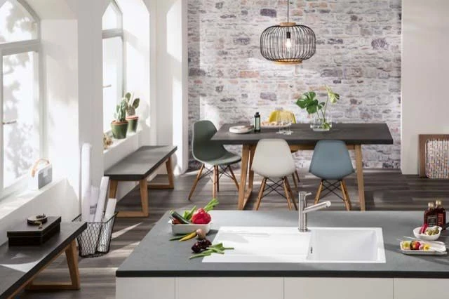 Villeroy Und Boch Küchenarmatur Como X 927500LC 12,1 L/min, Mit Exzenterbetätigung, Edelstahl Massiv 4 Villeroy Und Boch Küchenarmatur Como X 927500LC 12,1 L/min, Mit Exzenterbetätigung, Edelstahl Massiv – Bild 2