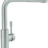 Villeroy Und Boch Küchenarmatur Steel Shower 969711LC ND, 5 L/min, Ausziehbar, Edelstahl Massiv