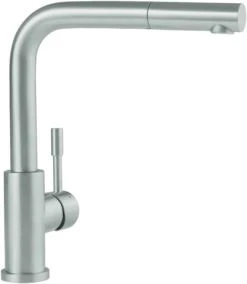 Villeroy Und Boch Küchenarmatur Steel Shower 969711LC ND, 5 L/min, Ausziehbar, Edelstahl Massiv
