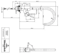 Villeroy Und Boch Küchenarmatur Umbrella 92530003 16 L/min, Flexible Anschlussschläuche, Gold -Villeroy & Boch Villeroy und Boch Kuechenarmatur Umbrella 92530003 16 l min flexible Anschlussschlaeuche gold 6