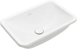 Villeroy Und Boch Loop & Friends Einbauwaschbecken 4A6400R1 Ohne Hahnlochbank, Mit Überlauf, 51 X 34 Cm, Weiß C-plus