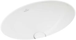 Villeroy Und Boch Loop & Friends Unterbauwaschbecken 4A5300R1 Oval, Ohne Hahnlochbank, Mit Überlauf, 43 X 28,5 Cm, Weiß C-plus