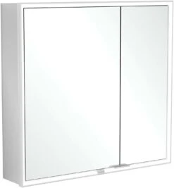 Villeroy Und Boch My View Now Einbau-Spiegelschrank A4568000 80 X 75 X 16,8 Cm, LED-Beleuchtung, 2 Türen, Mit Sensorschalter