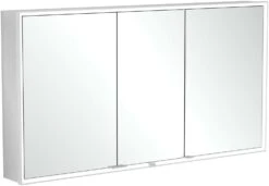 Villeroy Und Boch My View Now Einbau-Spiegelschrank A4581400 140 X 75 X 16,8 Cm, LED-Beleuchtung, 3 Türen, Mit Ein-/Ausschalter