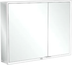 Villeroy Und Boch My View Now Spiegelschrank A4551000 100 X 75 X 16,8 Cm, LED-Beleuchtung, 2 Türen, Mit Sensorschalter -Villeroy & Boch Villeroy und Boch My View Now Spiegelschrank A4551000 100 x 75 x 168 cm LED Beleuchtung 2 Tueren mit Sensorschalter 7